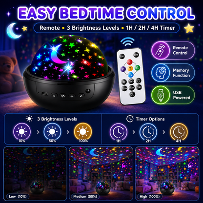 Kids Star Projector Night Light