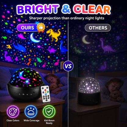 Kids Star Projector Night Light
