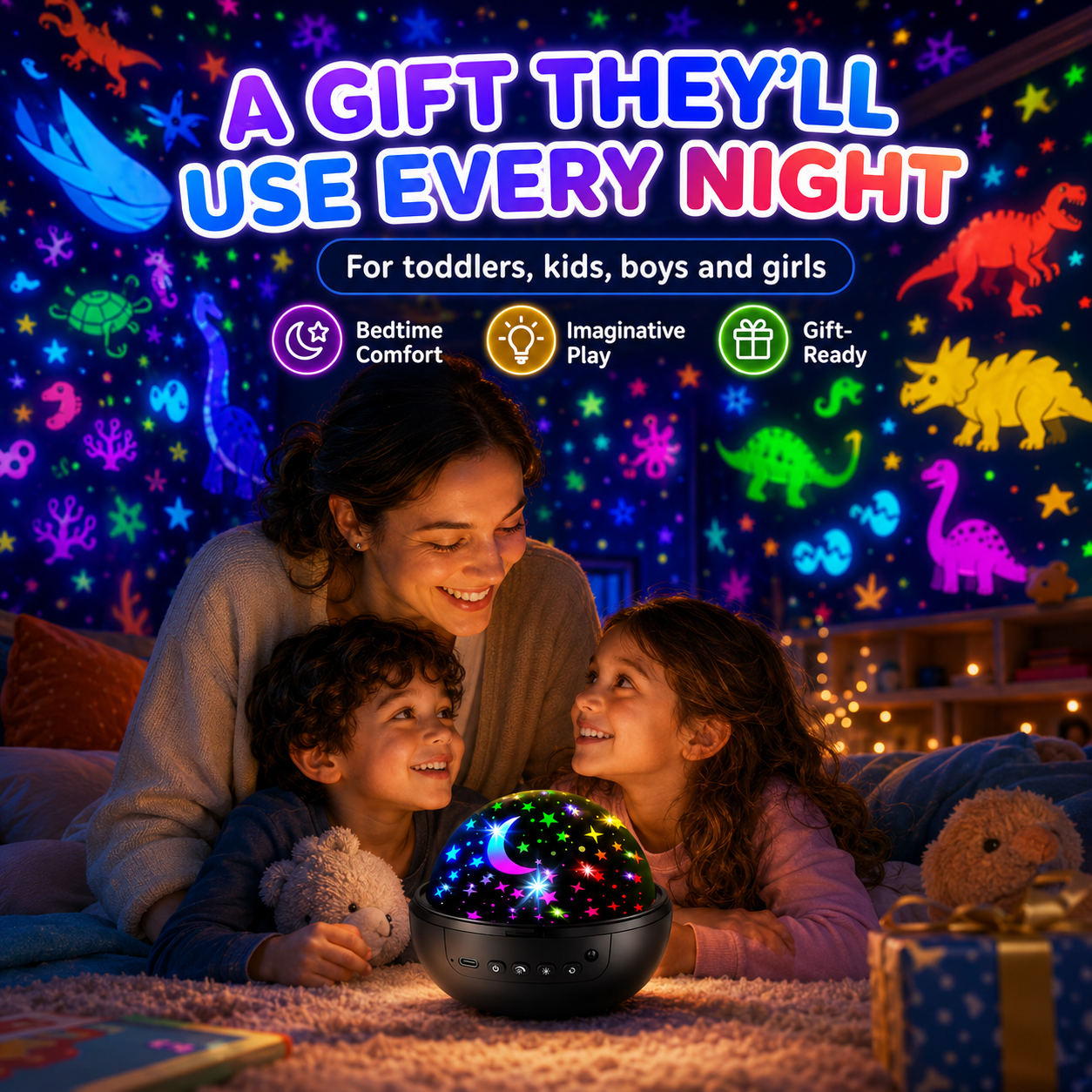 Kids Star Projector Night Light