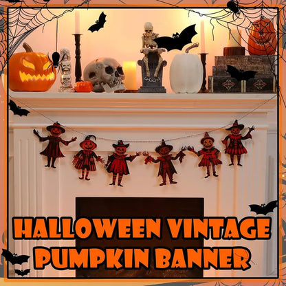 Vintage Halloween Wooden Garland Set 🎃