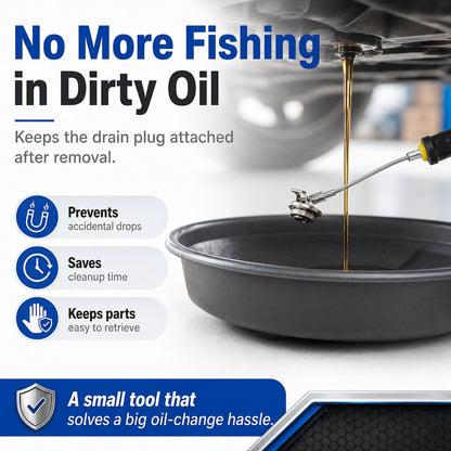 🔥HOT SALE 49% OFF✨Flexible Magnetic Oil Drain Plug Remover Tool