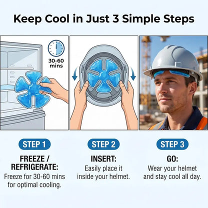 Cooling Gel Hat Inserts for Hard Hats & Caps