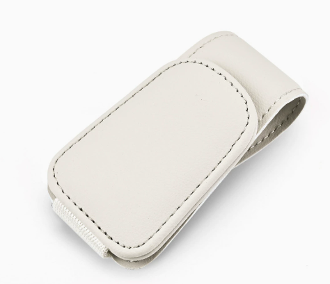 🚗 Magnetic Sun Visor Organizer – Leather Sunglasses, Card & Ticket Holder