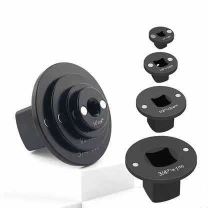 🔧 Stubby Impact Socket Adapter Set – 4PCS Low-Profile Ratchet Adapters for Tight Spaces