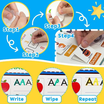 📚 30-in-1 Montessori Busy Book for Kids