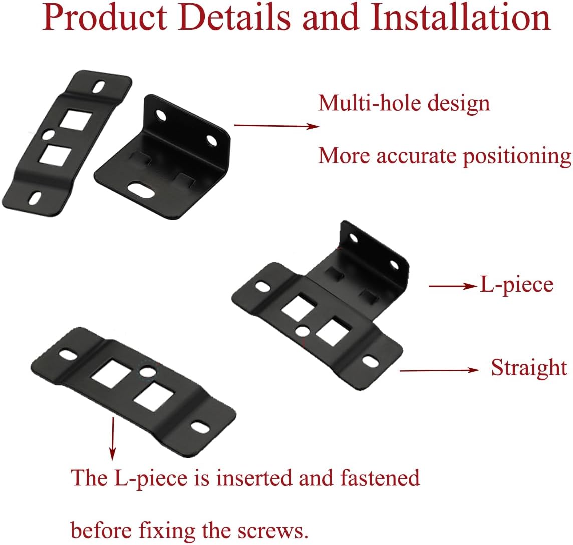 🛠️8 Pack Quick Fitting Furniture Joint Bracket