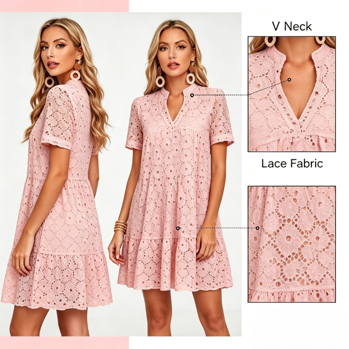 ☀️The Breezy Lace Dress That Solves "The Summer Struggle"