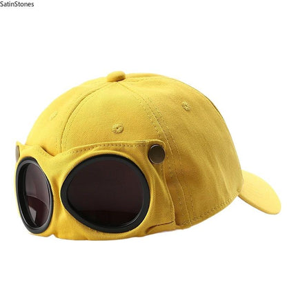 🕶️ Men's Outdoor Comfort Cap | Curved Visor Hat with Convenient Glasses Slot for Everyday Adventures 🌿