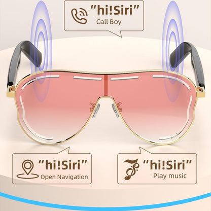 🏆Flash Sale⚡ 50K+ SOLD! Almost Gone-💥✨Super Black Technology😎 Smart Bluetooth 5.4 Audio Sunglasses – Open-Ear, UV & Blue Light Protection