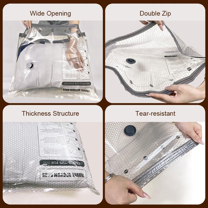 Cordless Travel Vacuum Bag Set