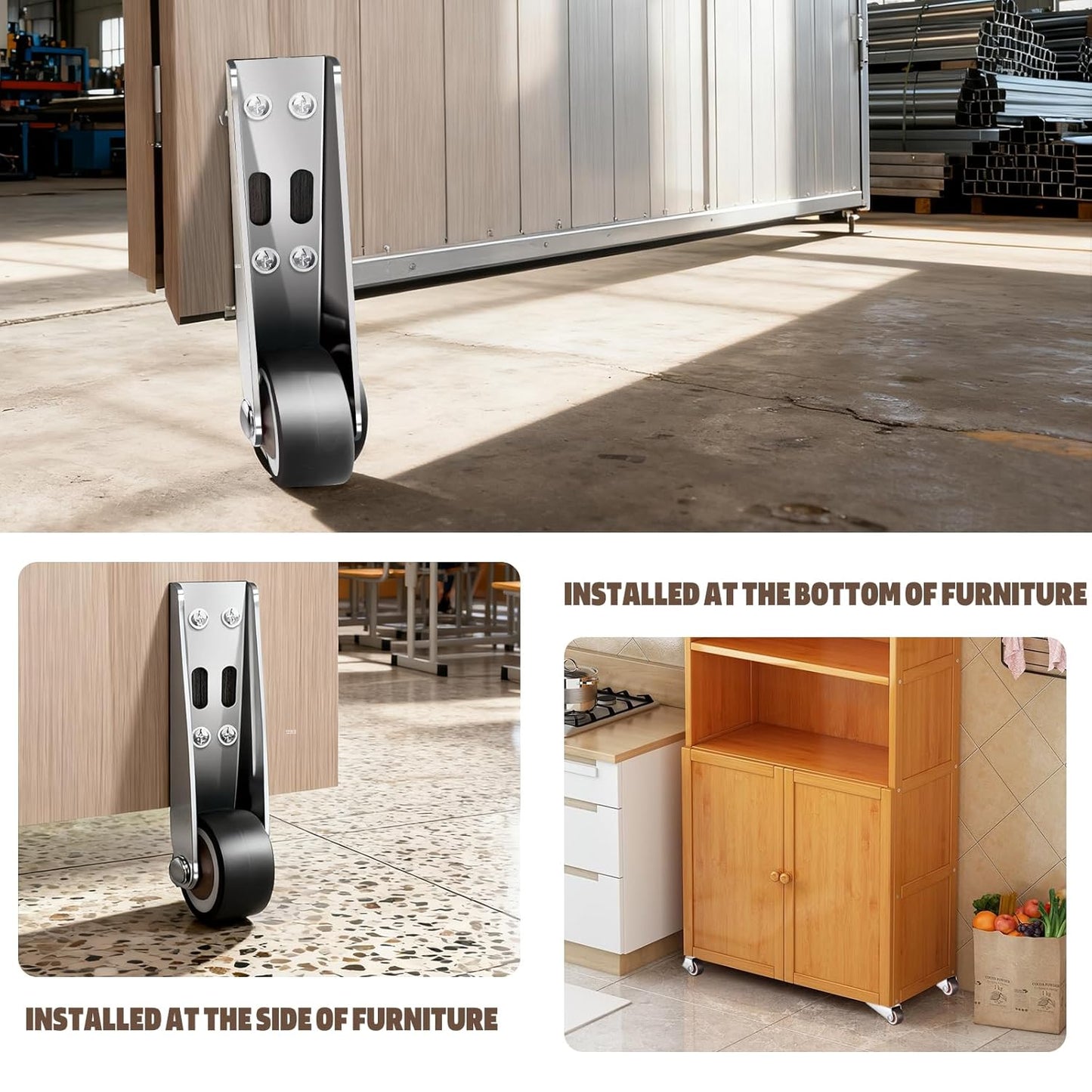 Universal Furniture Sliding Track Roller Wheel