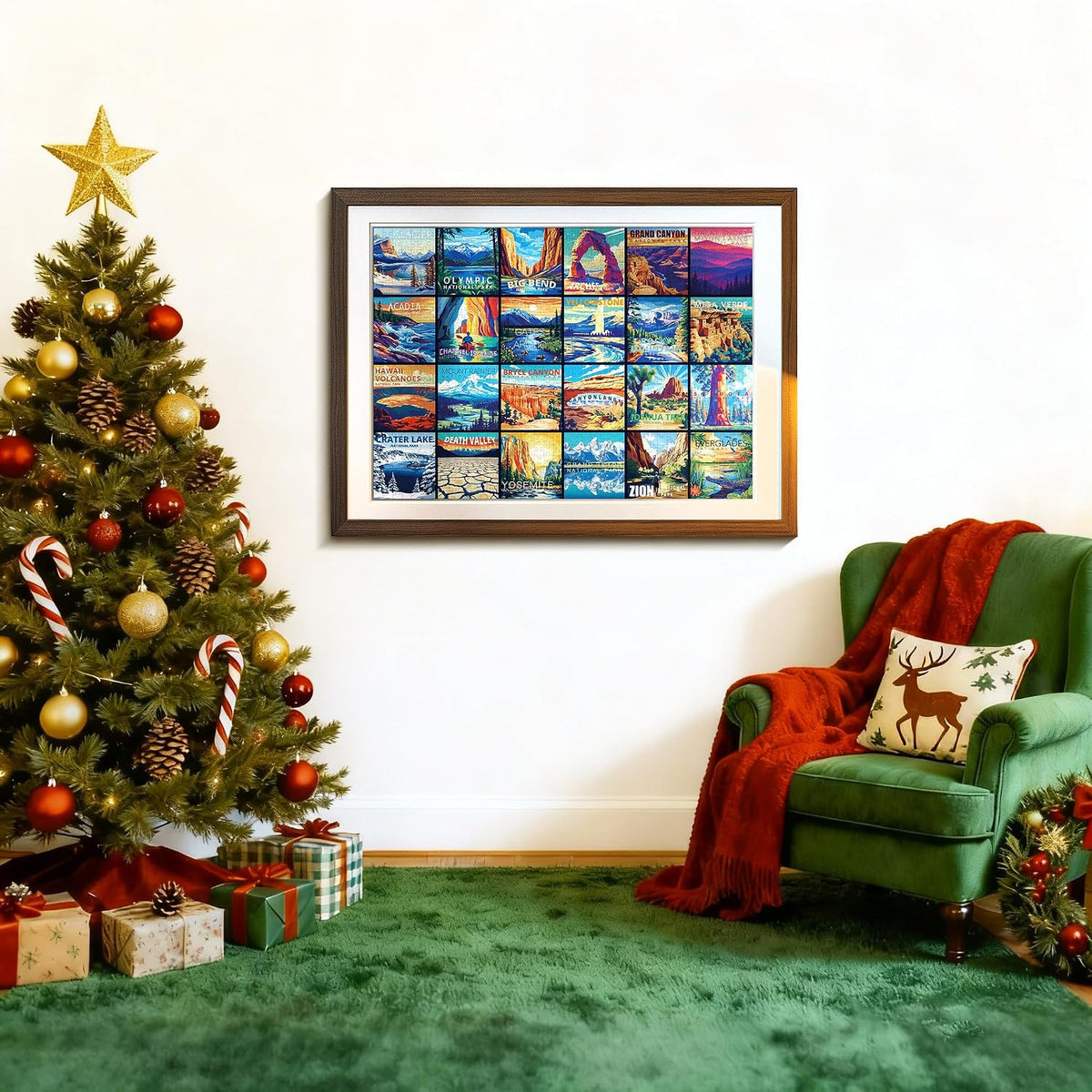 🔥HOT SALE 49% OFF🏞️🧩National Parks Advent Calendar | 🏙️🎁 A Holiday Countdown Full of Travel Dreams | 📦1000 Pieces, 24 Mini Packs
