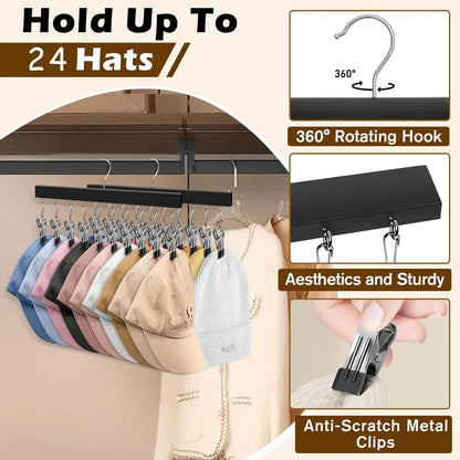 🔥 Must-Have Home Organizer | Wooden Hanging Clip Organizer