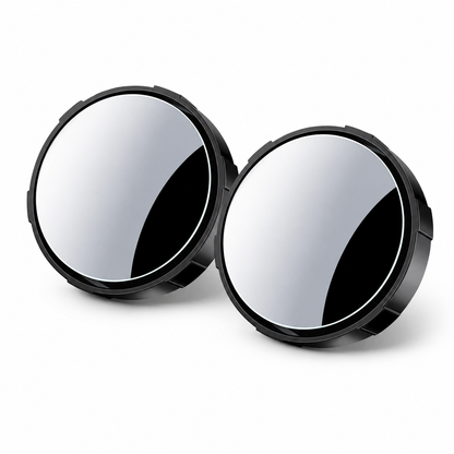 2-Pack Blind Spot Mirrors – 360° Adjustable Wide-Angle Rearview Safety Mirrors