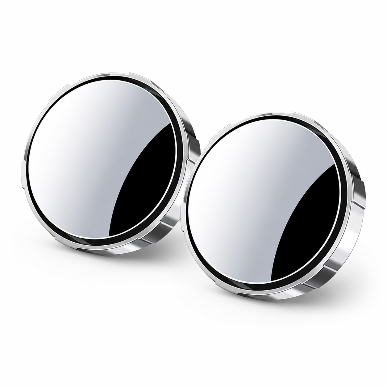 2-Pack Blind Spot Mirrors – 360° Adjustable Wide-Angle Rearview Safety Mirrors