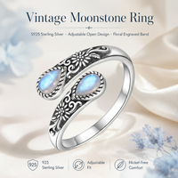 Moonstone Bloom Ring