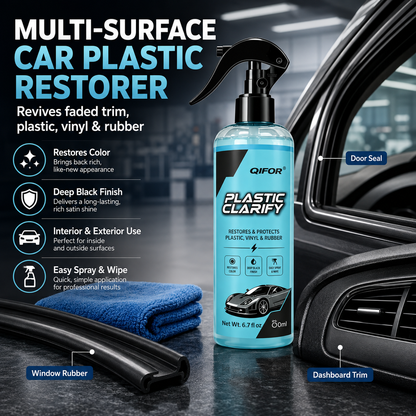 Multi-Surface Car Plastic Restorer – Trim, Tire & Dashboard Polish