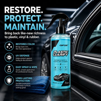 Multi-Surface Car Plastic Restorer – Trim, Tire & Dashboard Polish