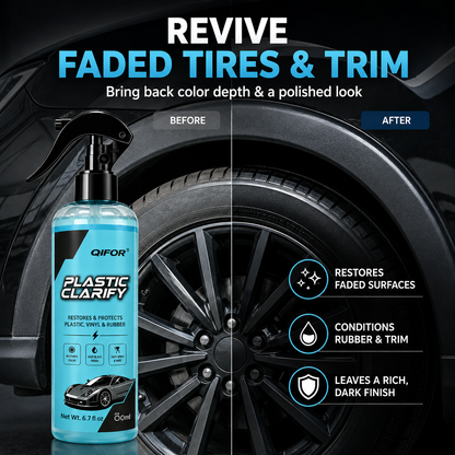 Multi-Surface Car Plastic Restorer – Trim, Tire & Dashboard Polish
