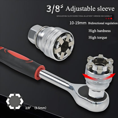 Heavy duty universal socket detail