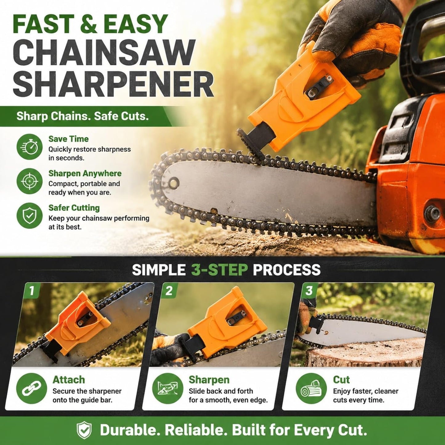 ✨Portable Chainsaw Sharpener Tool