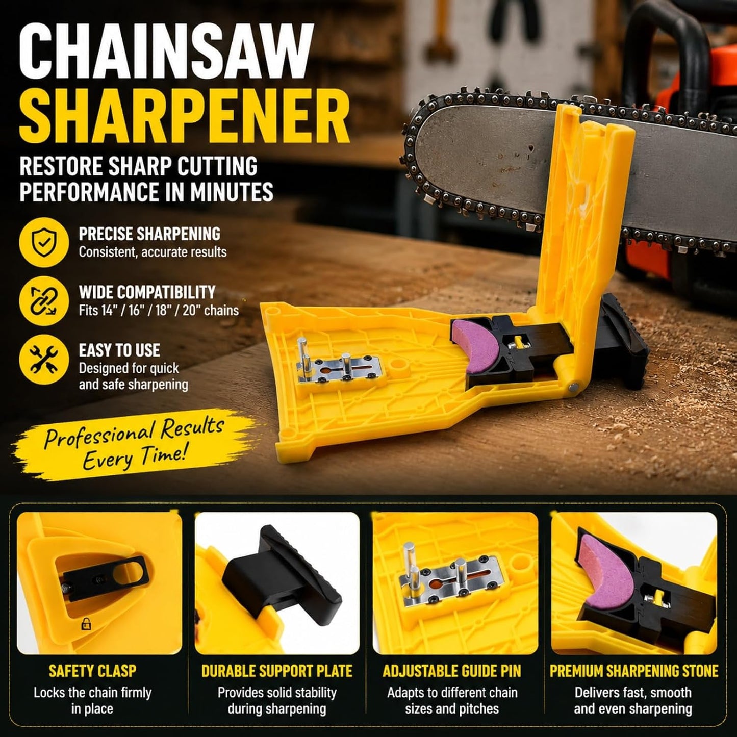 ✨Portable Chainsaw Sharpener Tool