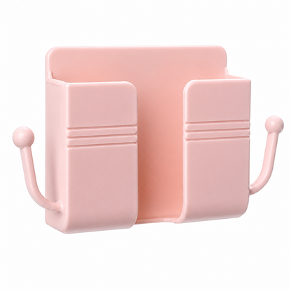 Wall-Mounted Phone Holder – Self-Adhesive Charging & Storage Organizer