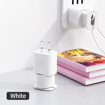 2-in-1 Silicone Charger Case with Cord Wrap