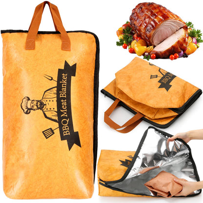 🔥 Elevate Your BBQ Game - ✨ BBQ Blanket for Resting Meat - Keep Your Meat Juicy, Tender, and Full of Flavor! 🍖