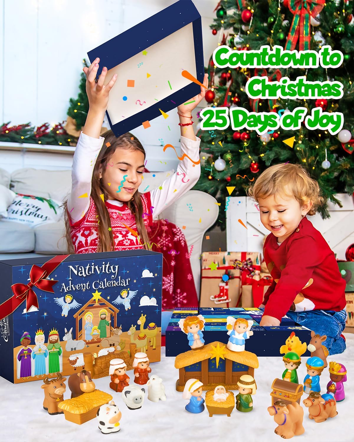 🎄🏆 2026 Nativity Advent Calendar (25pcs) 💯NONTOXIC & ODORLESS