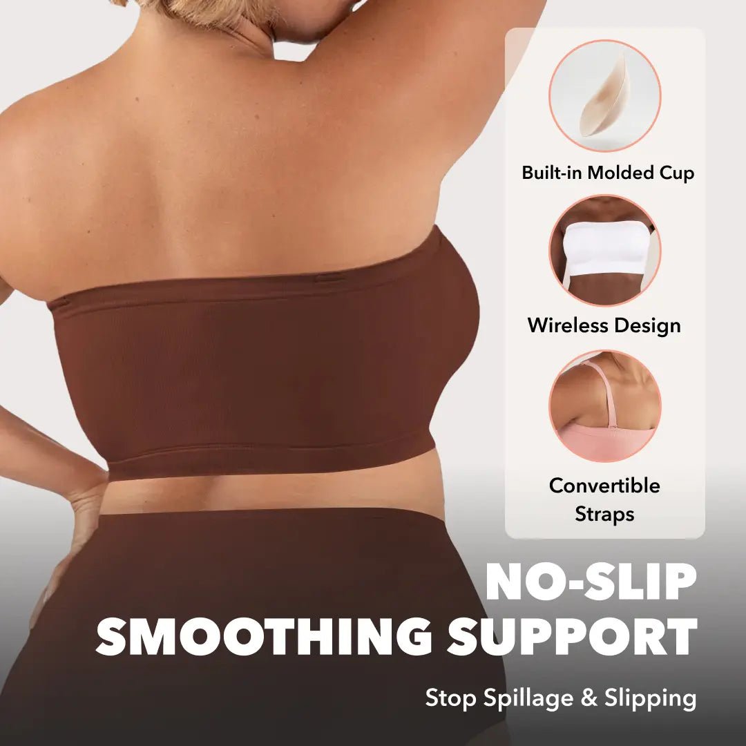 CONVERTIBLE STRAPLESS BANDEAU BRA