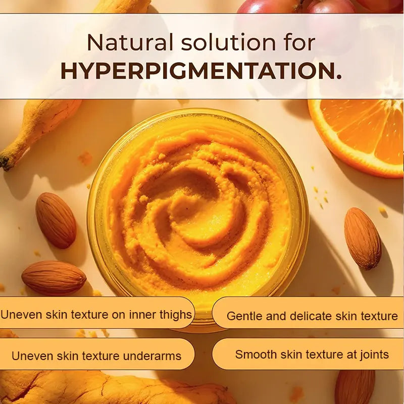 Turmeric Nourishing Scrub - Infused with natural turmeric extract and moisturizing ingredients🌿