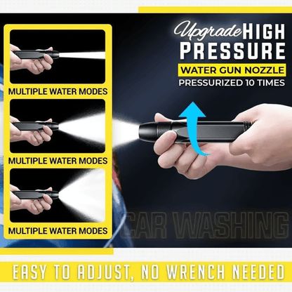 🏠🚗High Pressure Car Wash Water Gun - All-in-One Kit with Power Booster Nozzle⚡