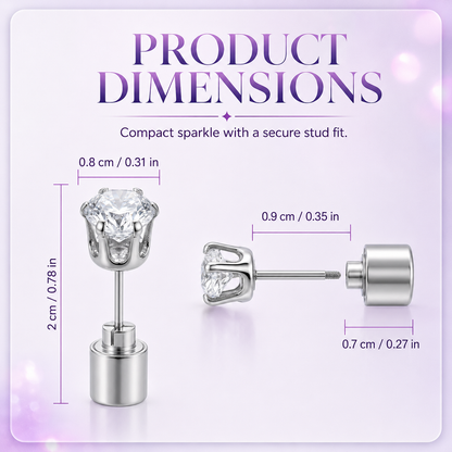 Light Up Crystal Stud Earrings