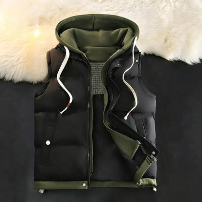 🧥 Cozy 2-in-1 Couple Vest – Warm, Foldable & Chic