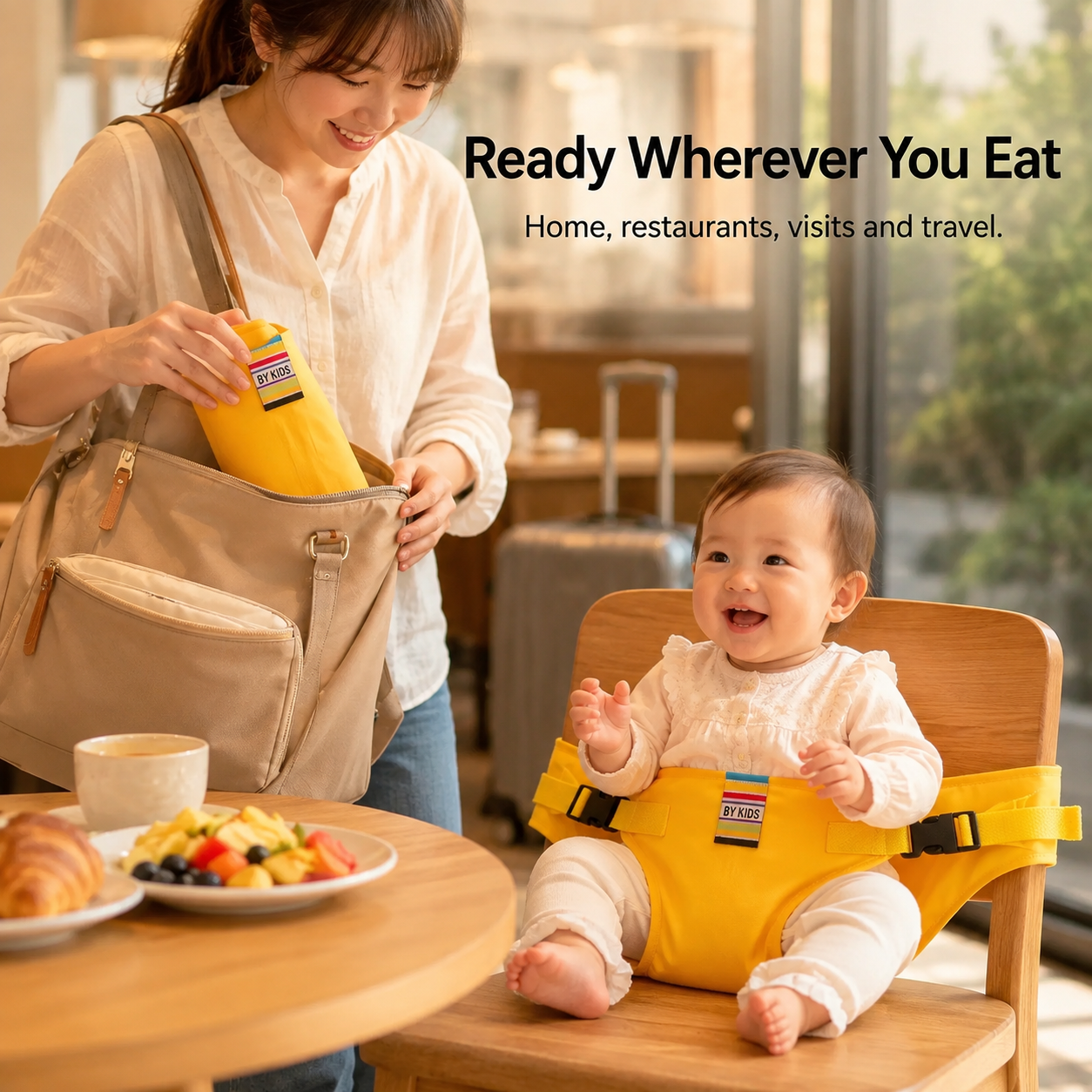 Portable Baby Chair Harness Safety Belt for Dining