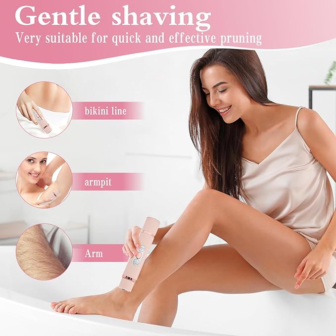 🎁🌸 2-in-1 Electric Lady Shaver – Smooth, Gentle & Cordless Comfort ✨