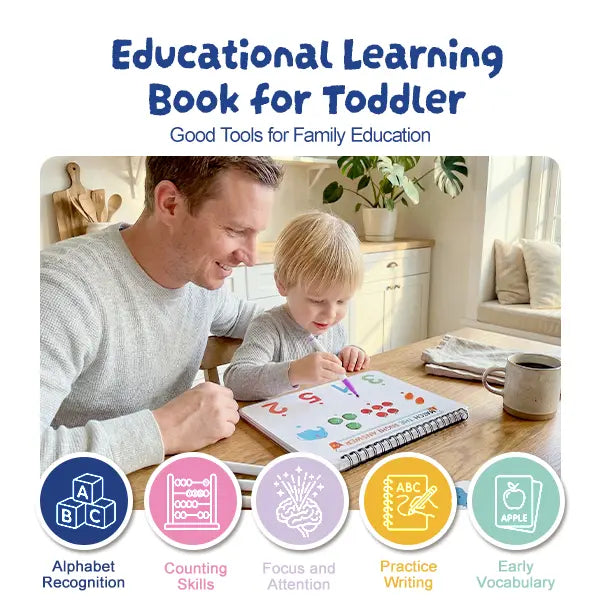 📚 30-in-1 Montessori Busy Book for Kids