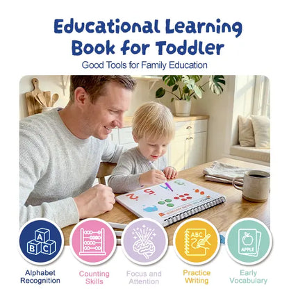 📚 30-in-1 Montessori Busy Book for Kids