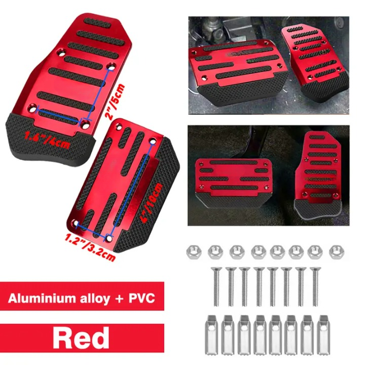 Universal Non-Slip Car Brake & Gas Pedal Cover Set