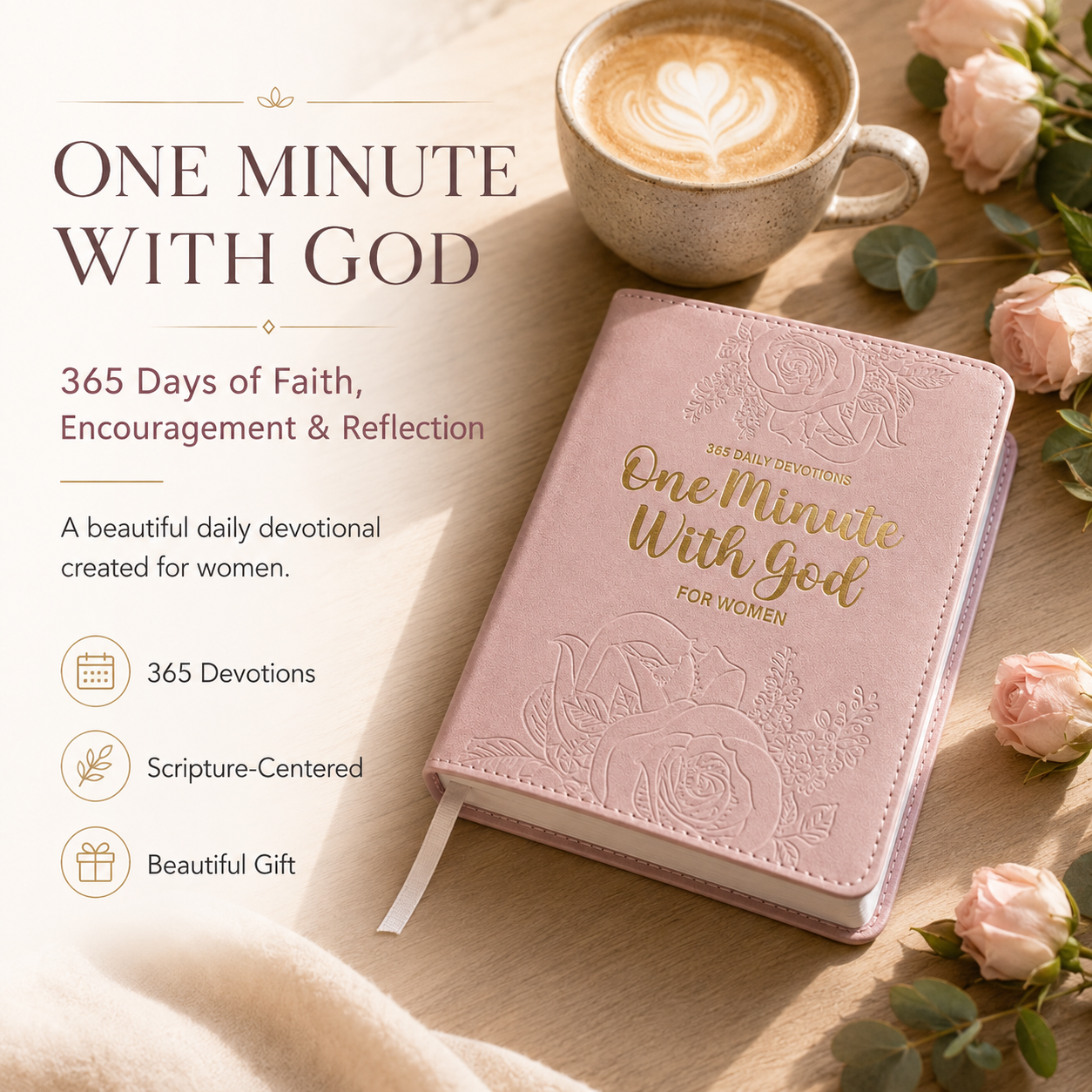 One Minute With God for Women – 365 Daily Devotional Book