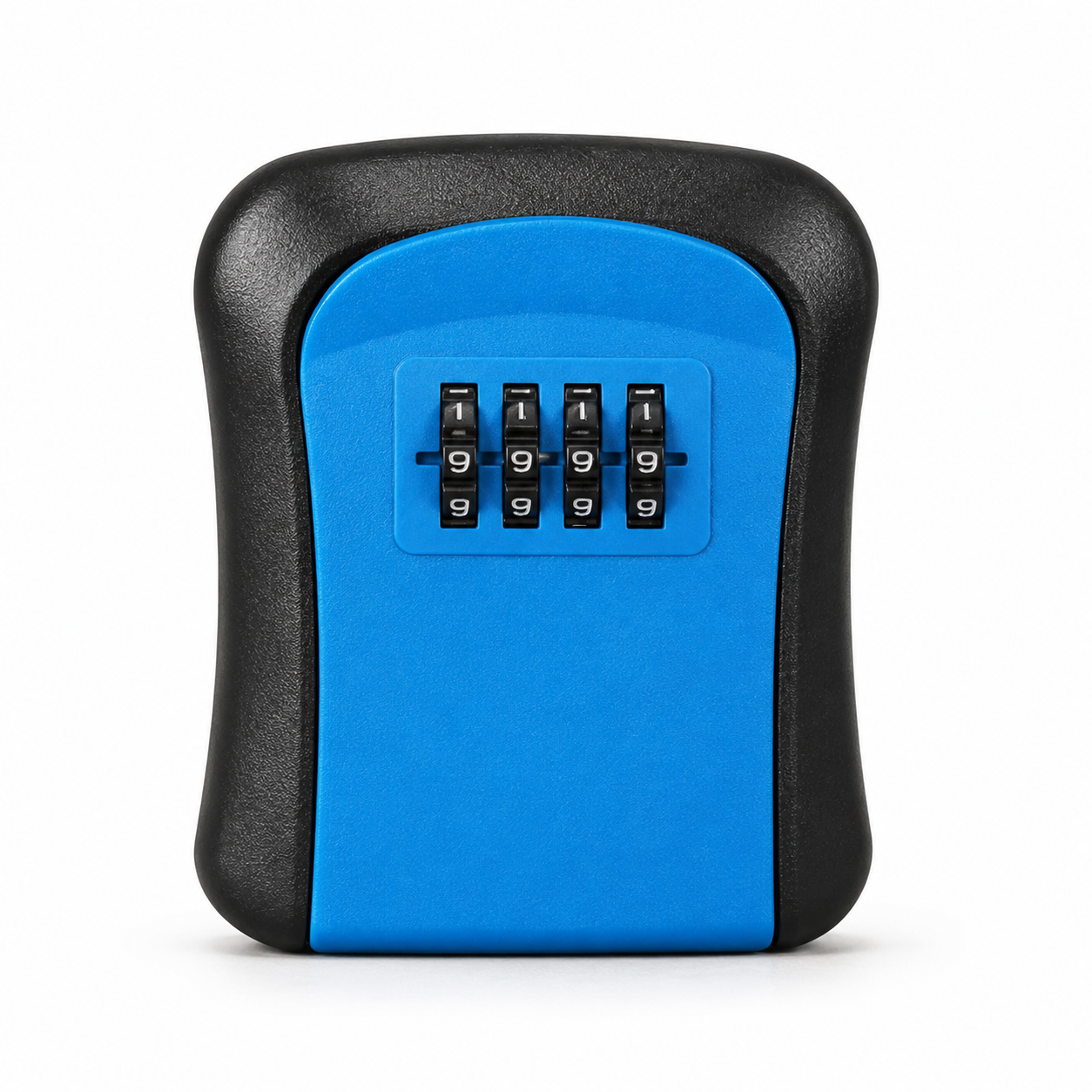 Wall Mounted Key Lock Box with 4-Digit Combination – Weather-Resistant Outdoor Spare Key Safe