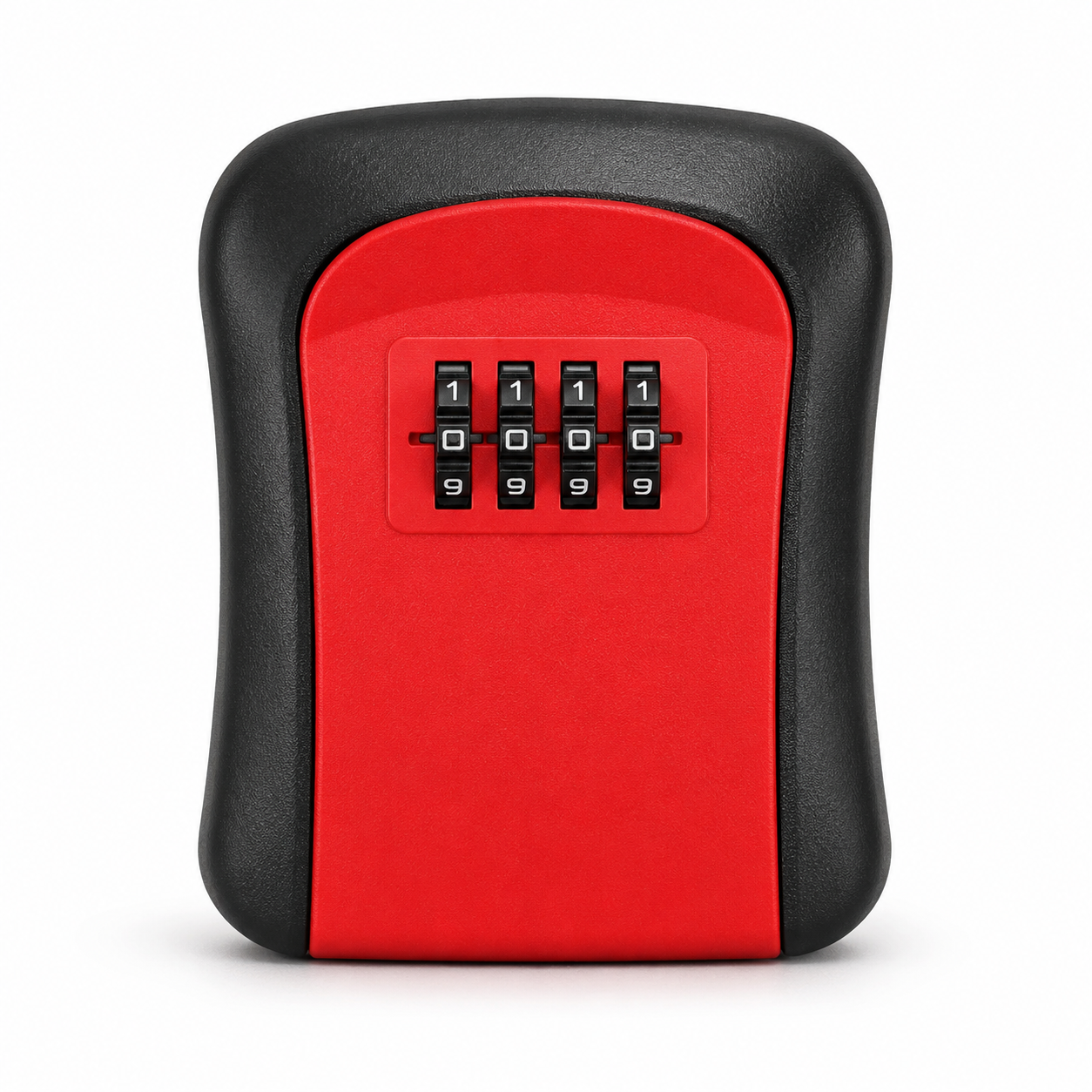 Wall Mounted Key Lock Box with 4-Digit Combination – Weather-Resistant Outdoor Spare Key Safe