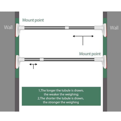 Adjustable Drill-Free Telescopic Tension Rod