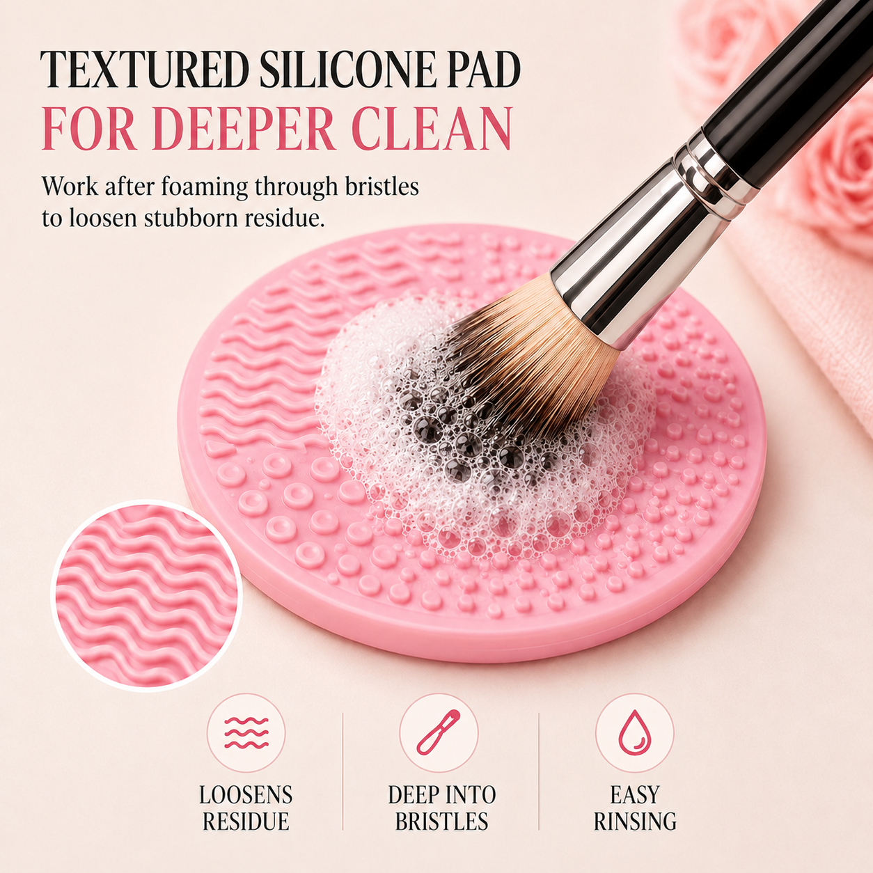 Makeup Brush Cleaner Soap – Deep Cleaning Solid Cleanser