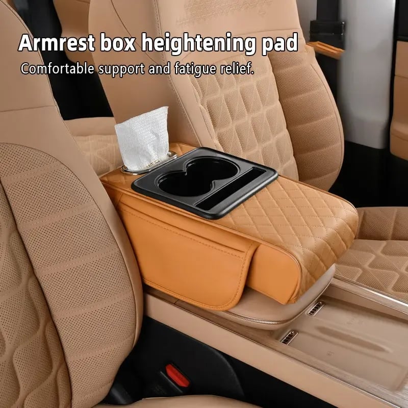 🚗✨ 4-in-1 Car Armrest Storage Organizer – Drive Smarter, Travel Better!