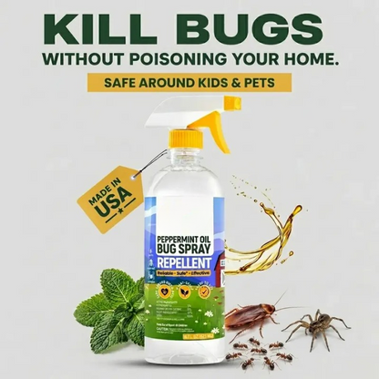 🍃Peppermint Oil Bug Spray – Indoor & Outdoor Pest Control for Ants, Spiders & Roaches
