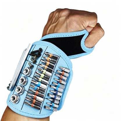 🧲 Magnetic Wristband – Holds Screws, Nails & Bits