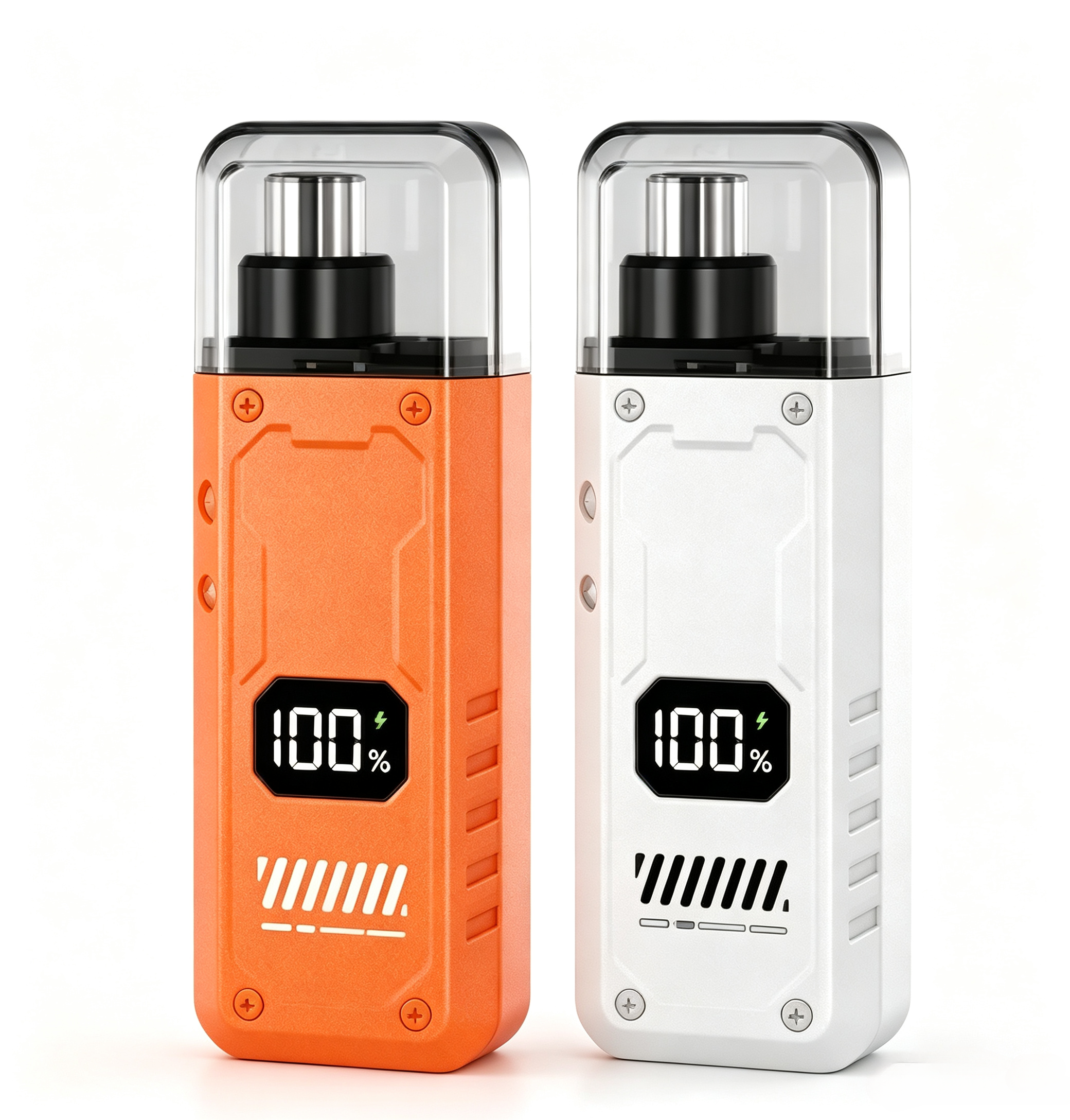 White + Orange
