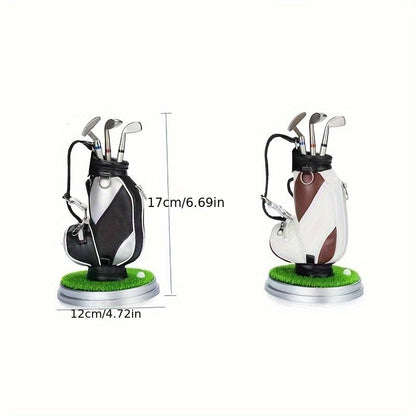 ⛳Golf Pen Holder + 3-Pen Set🏌️‍♂️Elevate Your Office Desk – A Hole-in-One for Style & Function